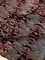 1 Yard Hot Rod Tricot Holographic Spandex Fabric Black Flocking Flames Red Glitter 4 Way Stretch 58-60 inches width